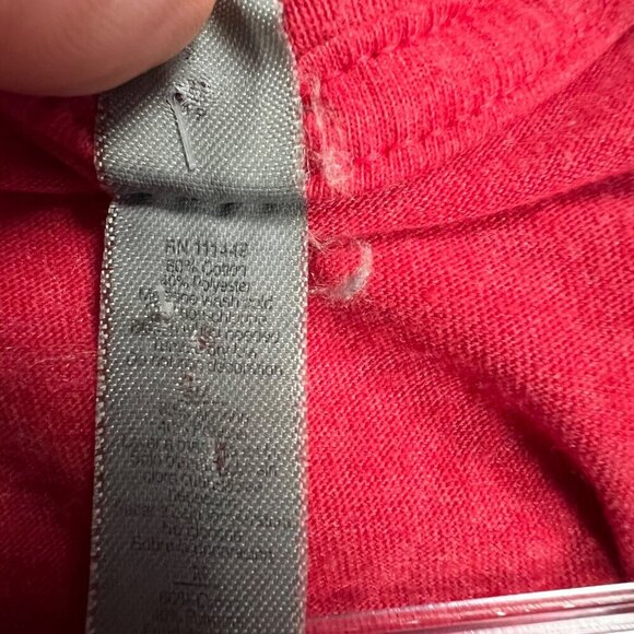 Next Level Apparel Women's Santa T-Shirt Red/White Size Medium - Picture 8 of 9